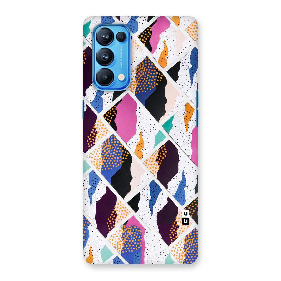 Abstract Polka Back Case for Oppo Reno5 Pro 5G