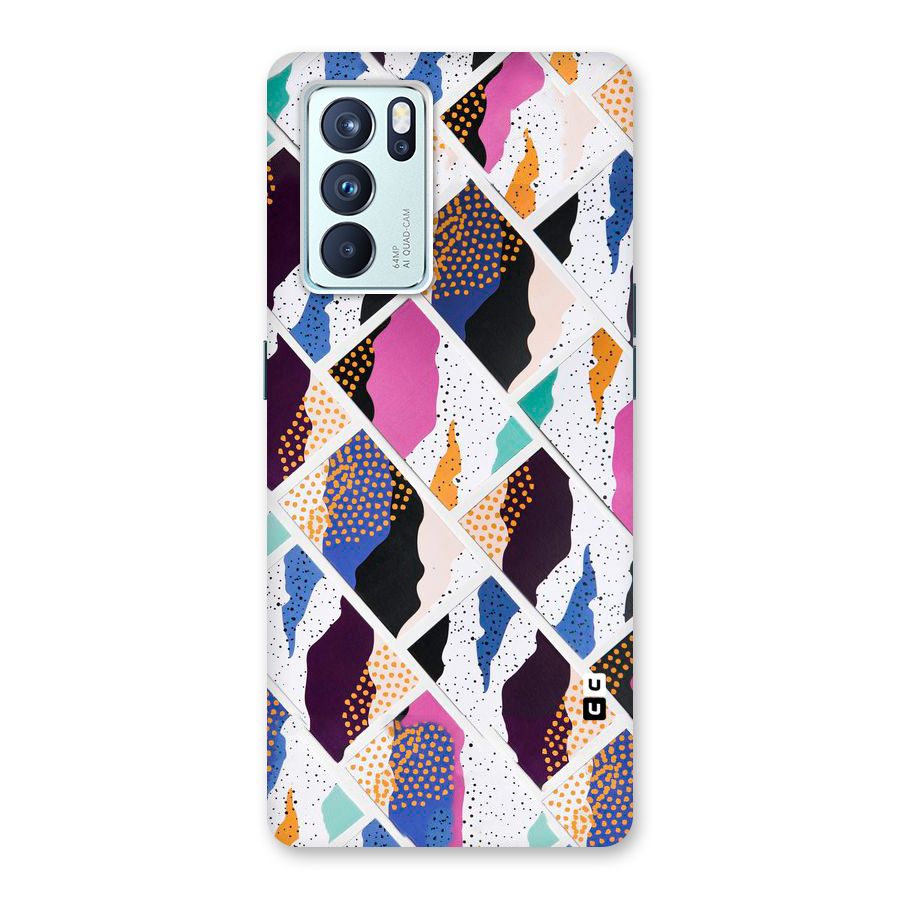 Abstract Polka Back Case for Oppo Reno6 Pro 5G