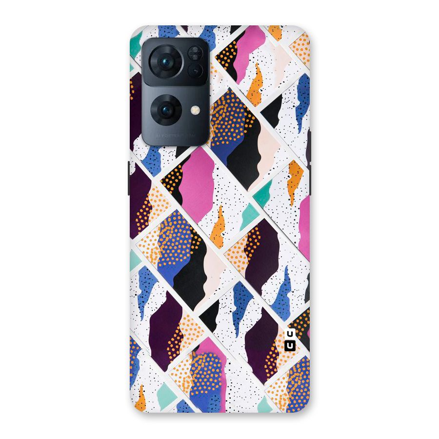 Abstract Polka Back Case for Oppo Reno7 Pro 5G