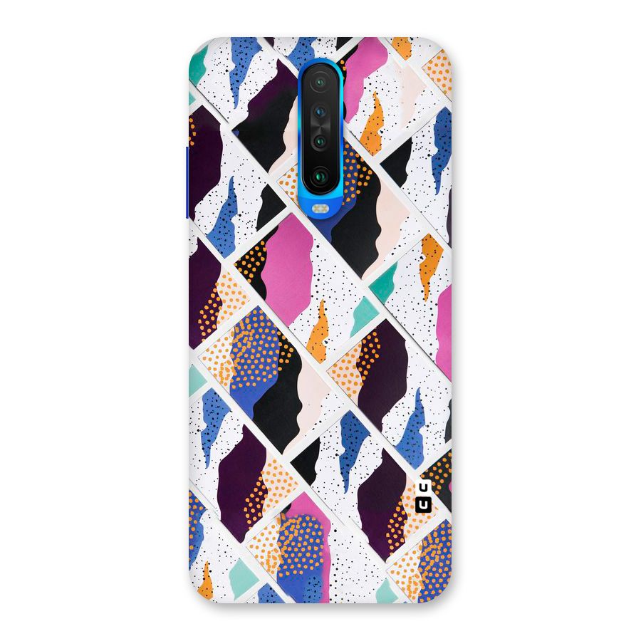 Abstract Polka Back Case for Poco X2