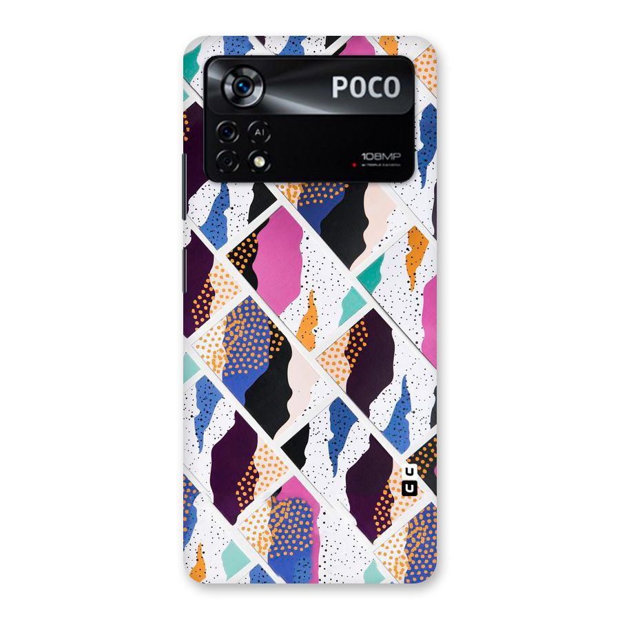 Abstract Polka Back Case for Poco X4 Pro 5G