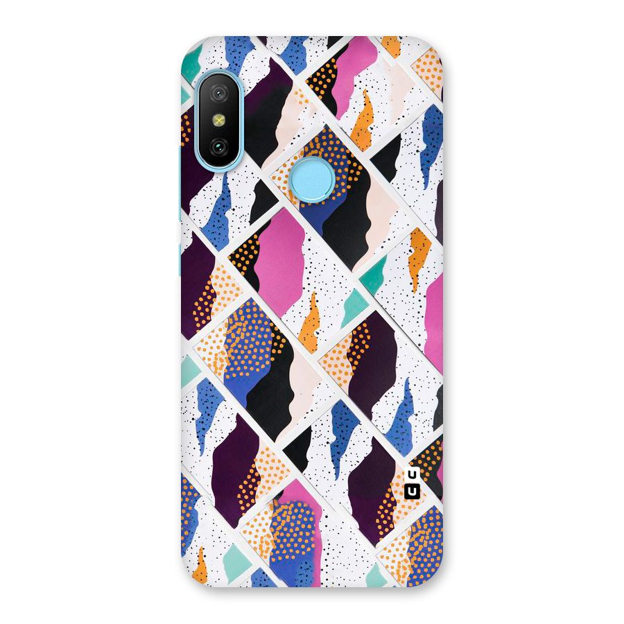 Abstract Polka Back Case for Redmi 6 Pro