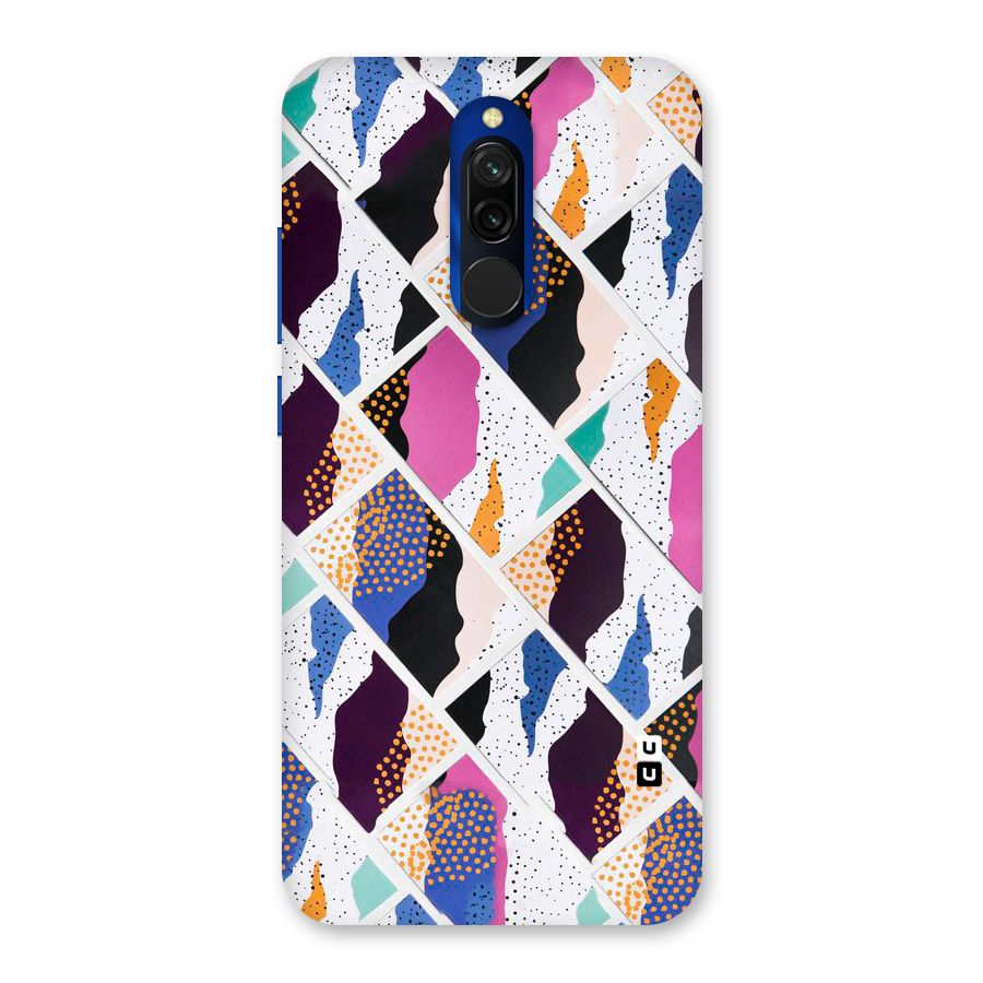 Abstract Polka Back Case for Redmi 8