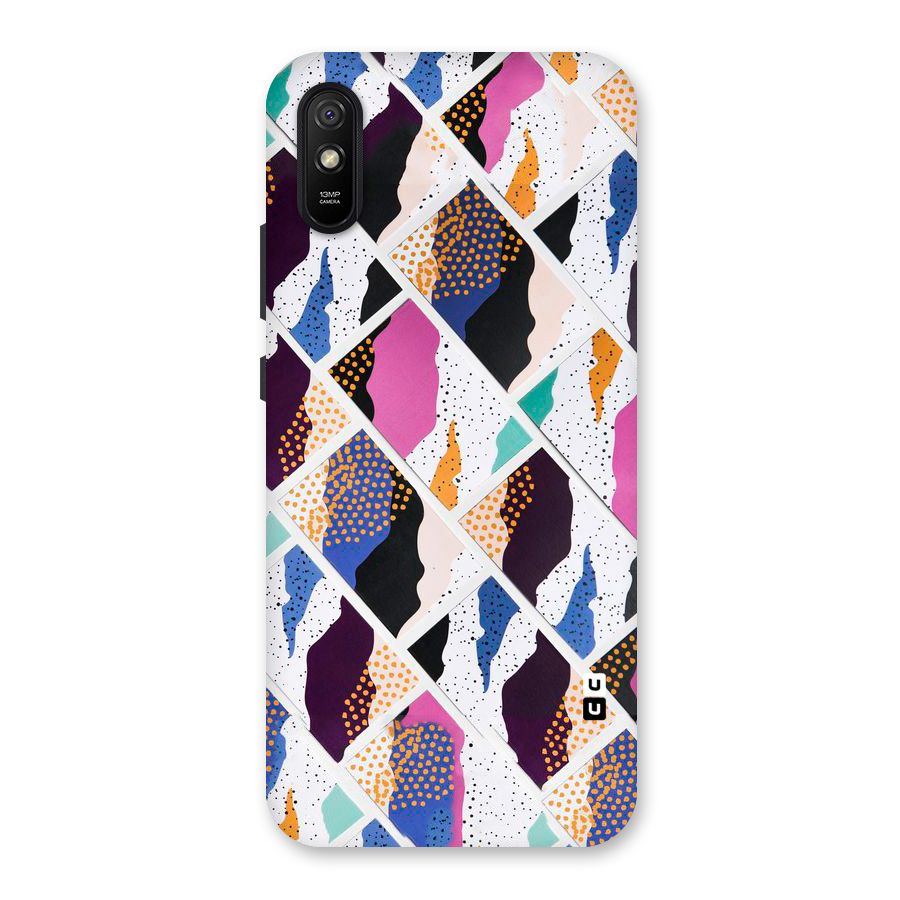Abstract Polka Back Case for Redmi 9A