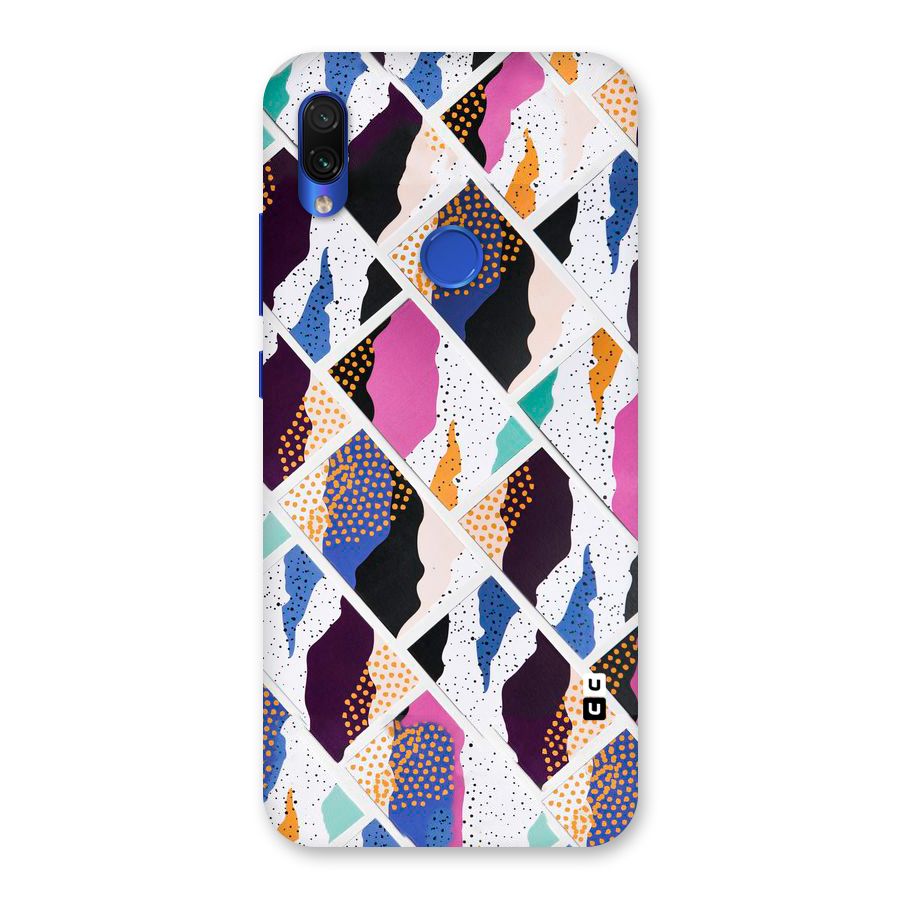 Abstract Polka Back Case for Redmi Note 7S