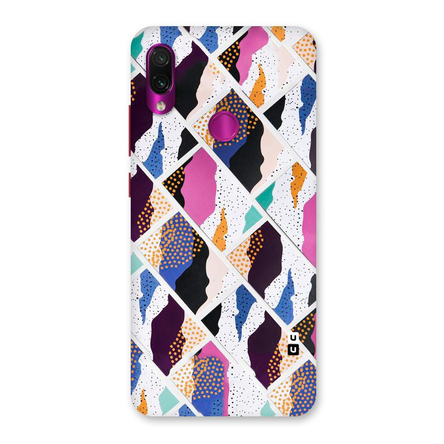 Abstract Polka Back Case for Redmi Note 7 Pro