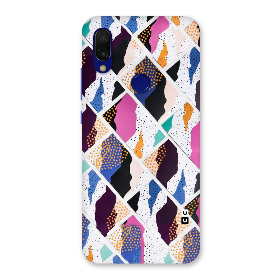 Abstract Polka Back Case for Redmi Y3