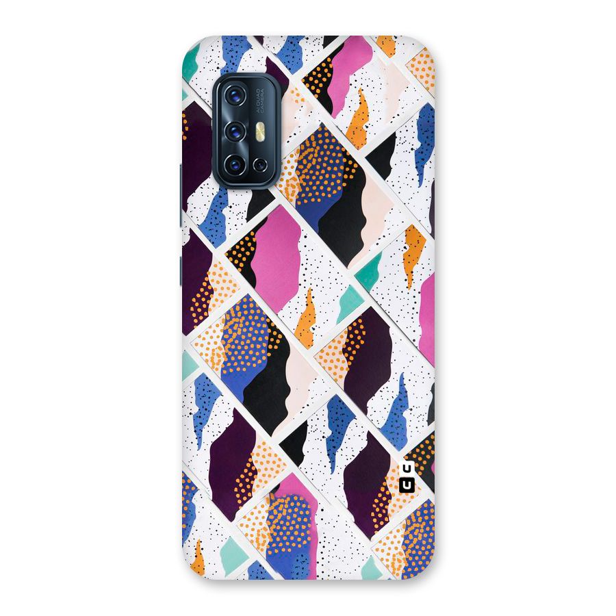 Abstract Polka Back Case for Vivo V17