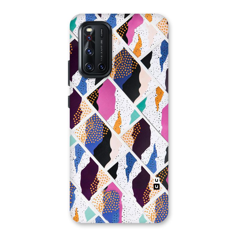 Abstract Polka Back Case for Vivo V19