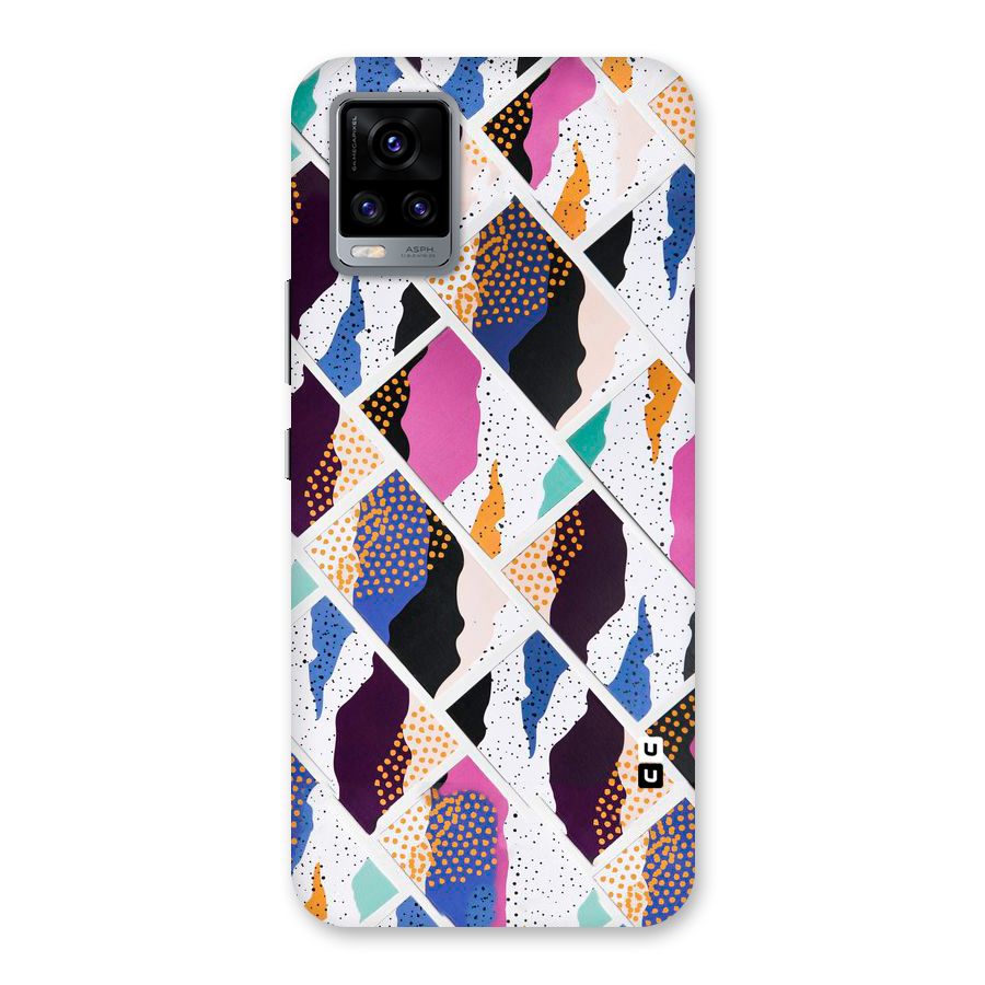 Abstract Polka Back Case for Vivo V20