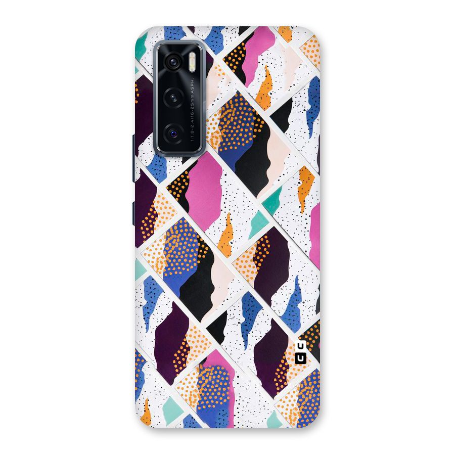 Abstract Polka Back Case for Vivo V20 SE
