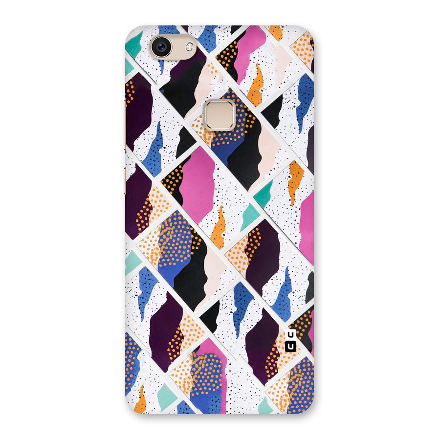 Abstract Polka Back Case for Vivo V7