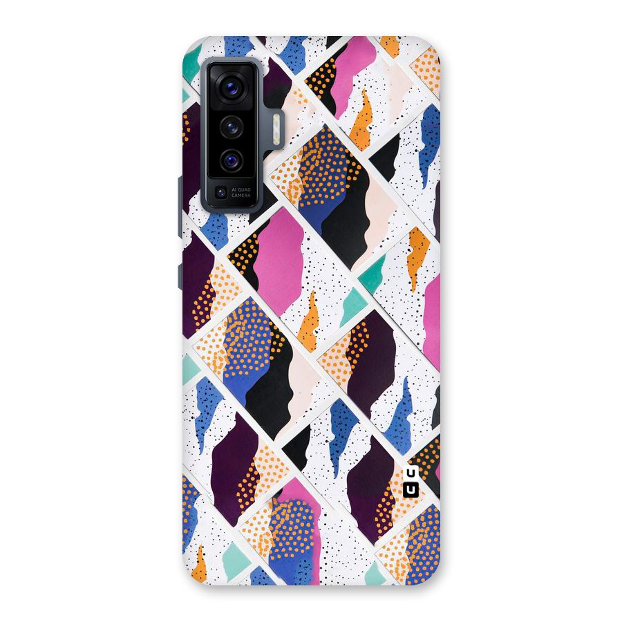 Abstract Polka Back Case for Vivo X50