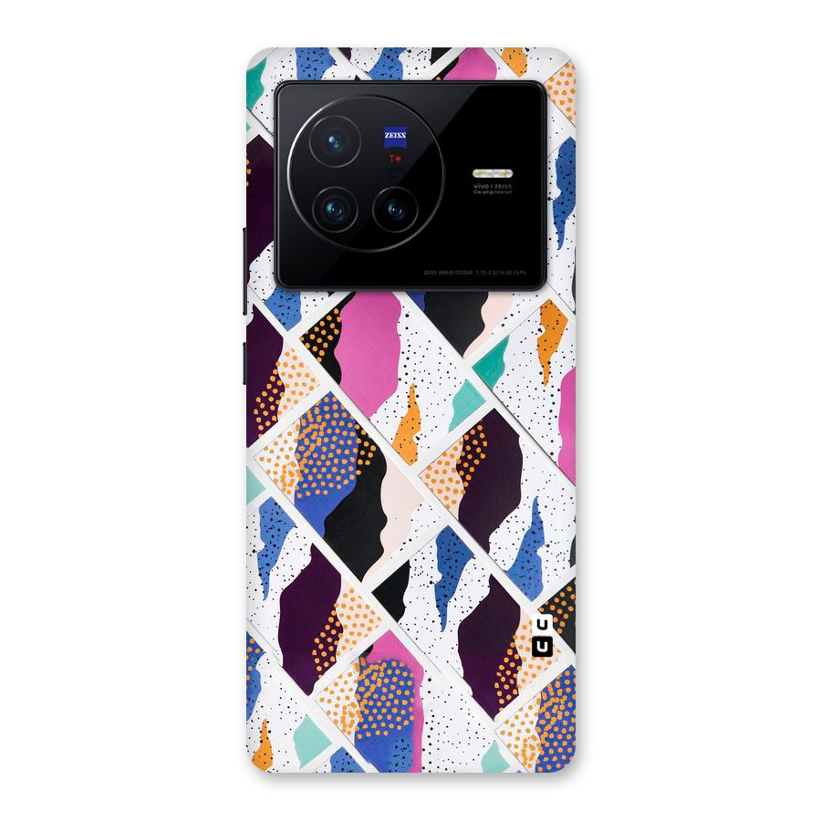 Abstract Polka Back Case for Vivo X80