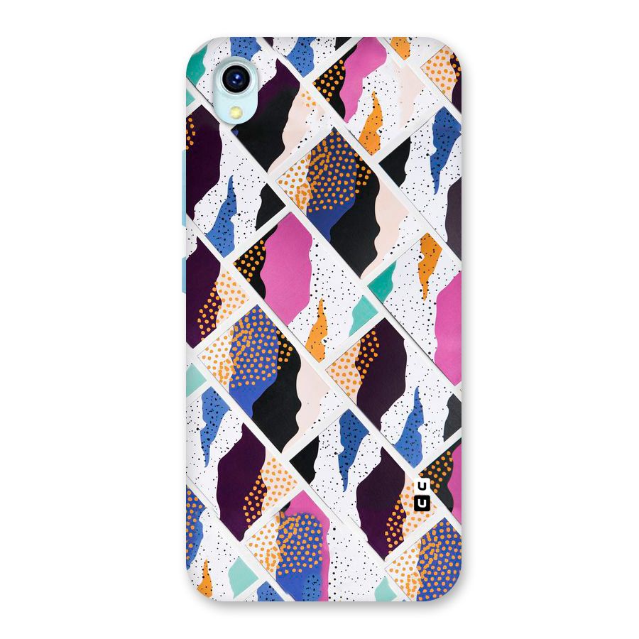 Abstract Polka Back Case for Vivo Y1s