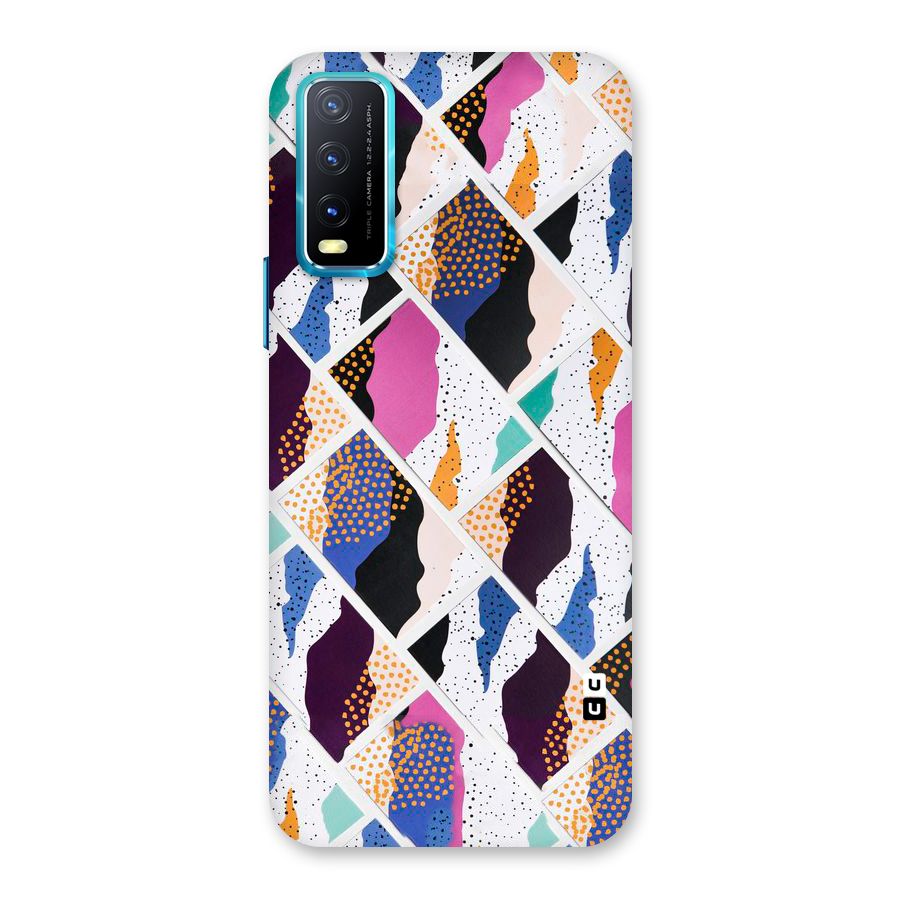 Abstract Polka Back Case for Vivo Y20A