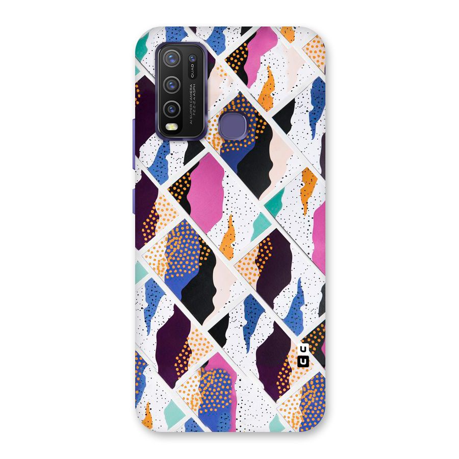 Abstract Polka Back Case for Vivo Y50