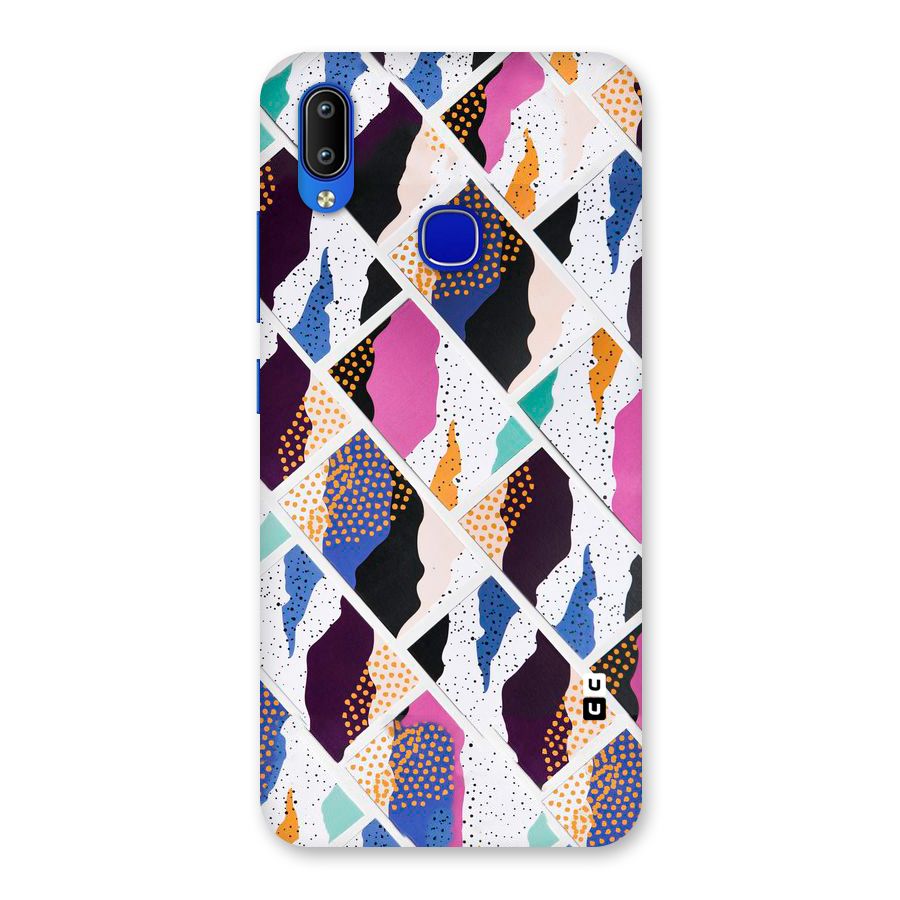 Abstract Polka Back Case for Vivo Y91