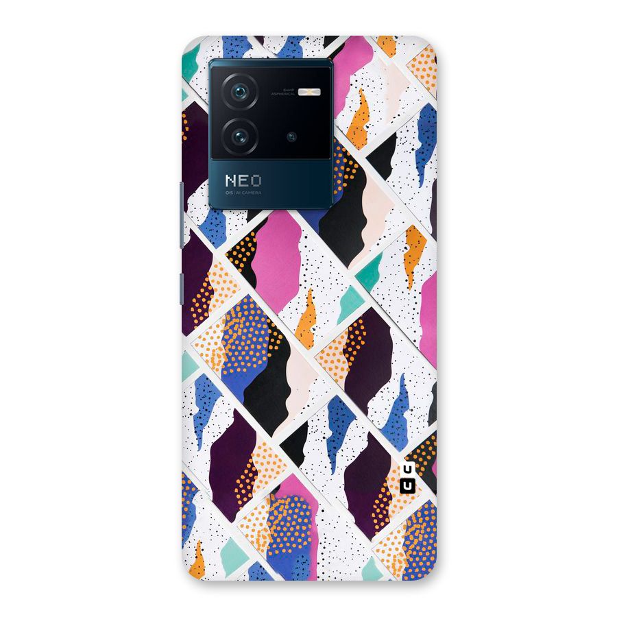 Abstract Polka Back Case for Vivo iQOO Neo 6 5G