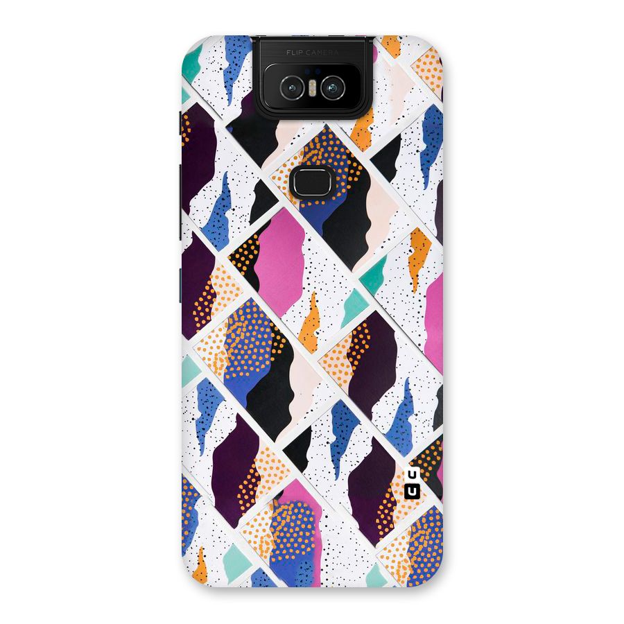 Abstract Polka Back Case for Zenfone 6z