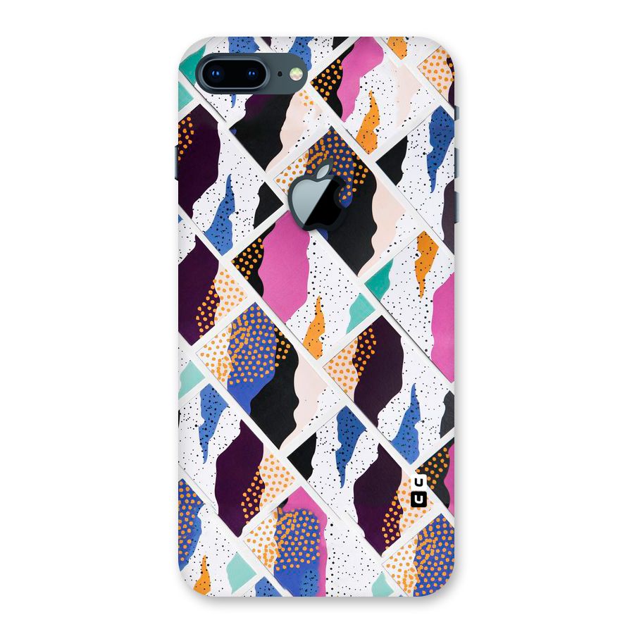 Abstract Polka Back Case for iPhone 7 Plus Apple Cut