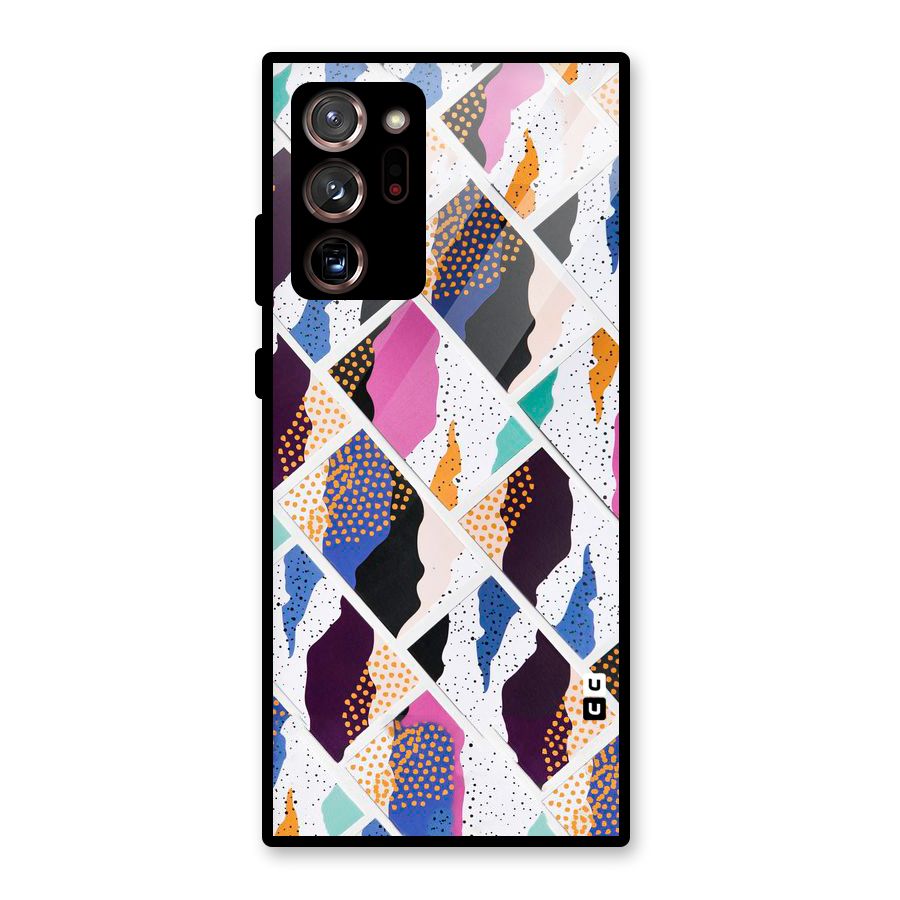 Abstract Polka Glass Back Case for Galaxy Note 20 Ultra 5G