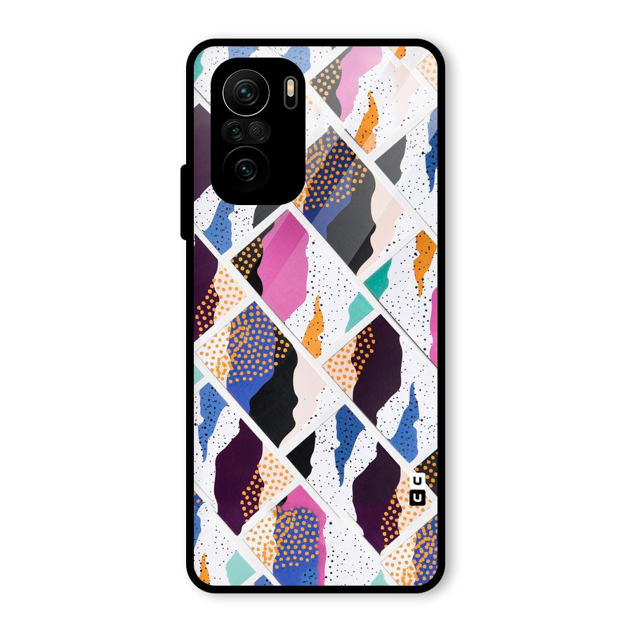 Abstract Polka Glass Back Case for Mi 11X Pro