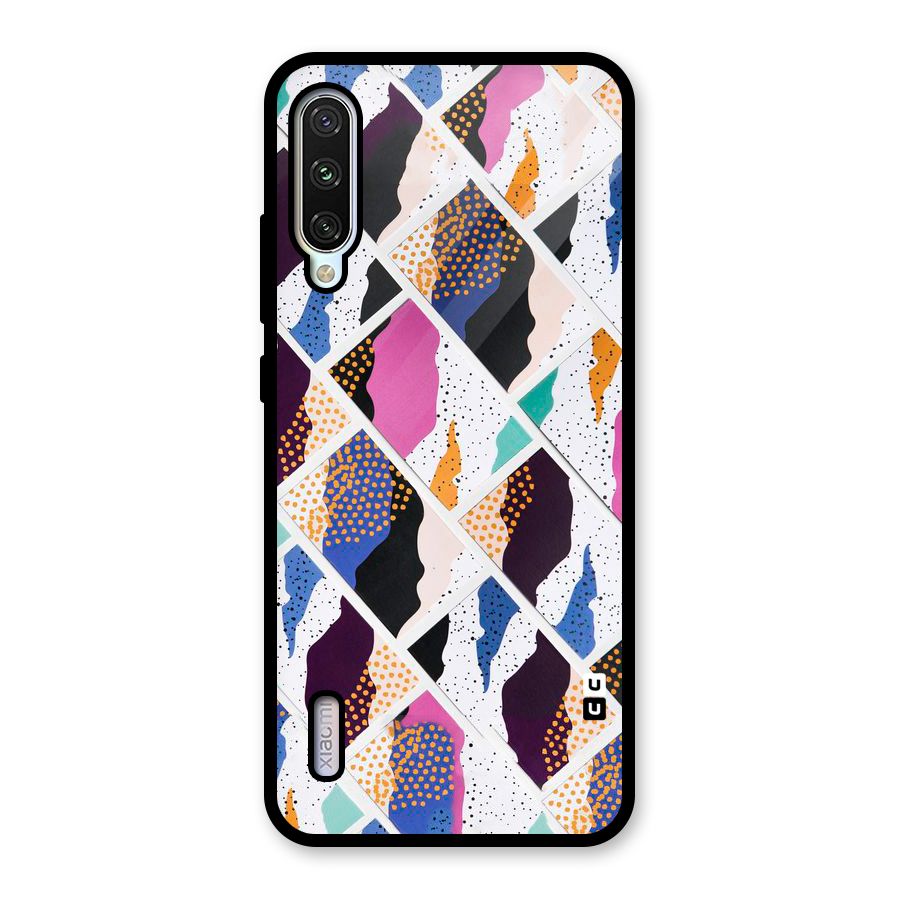 Abstract Polka Glass Back Case for Mi A3