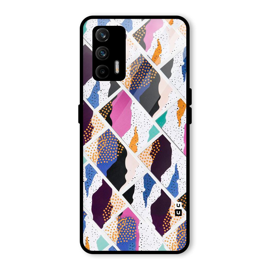 Abstract Polka Glass Back Case for Realme GT 5G