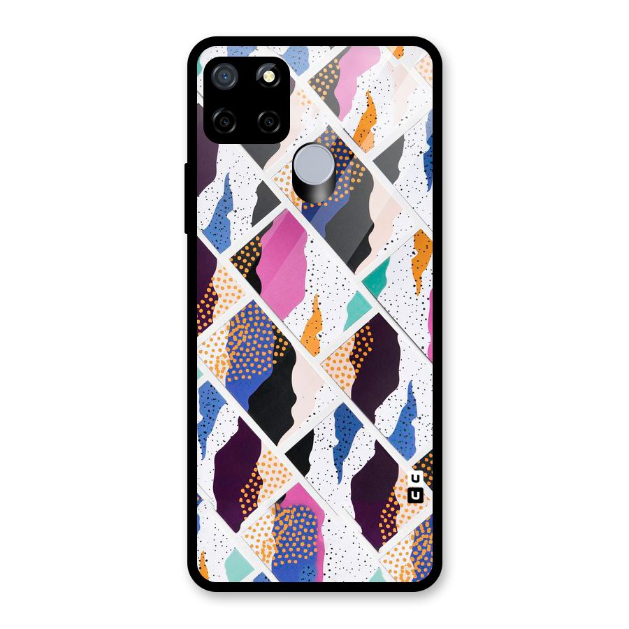 Abstract Polka Glass Back Case for Realme Narzo 20