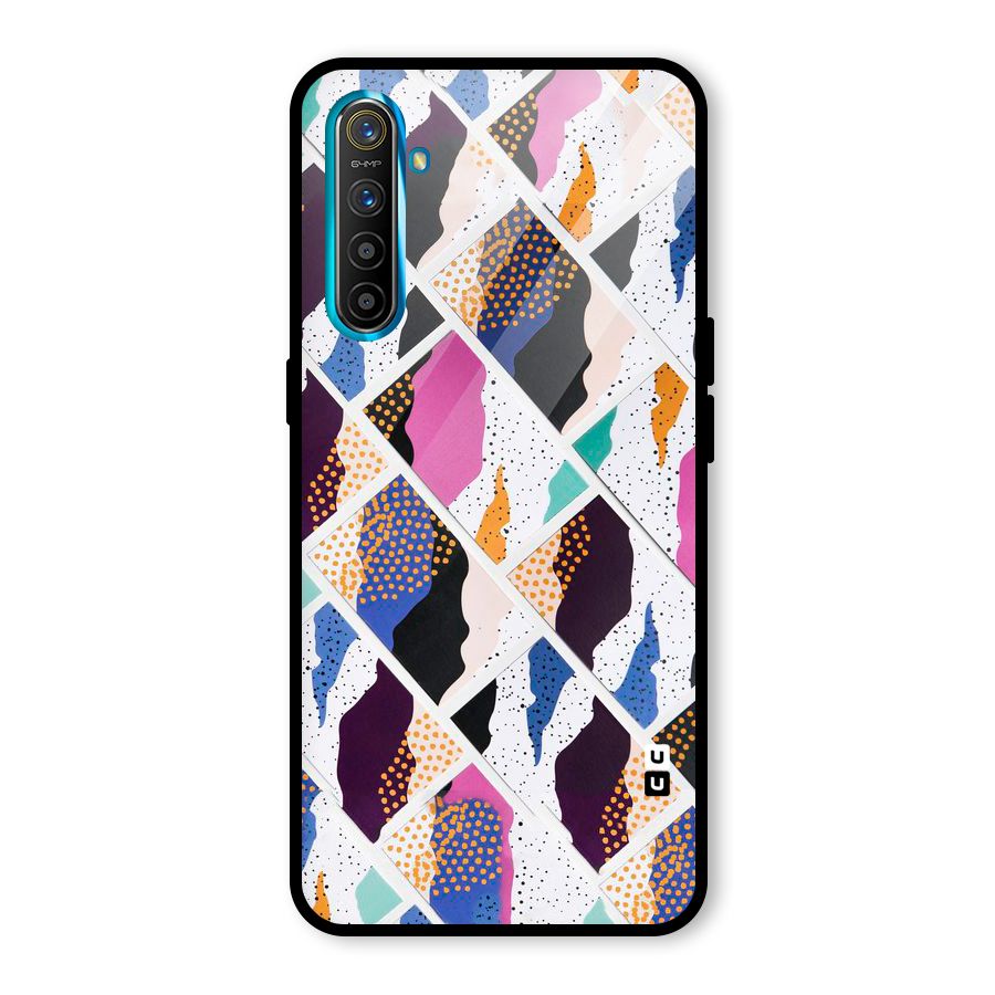 Abstract Polka Glass Back Case for Realme X2
