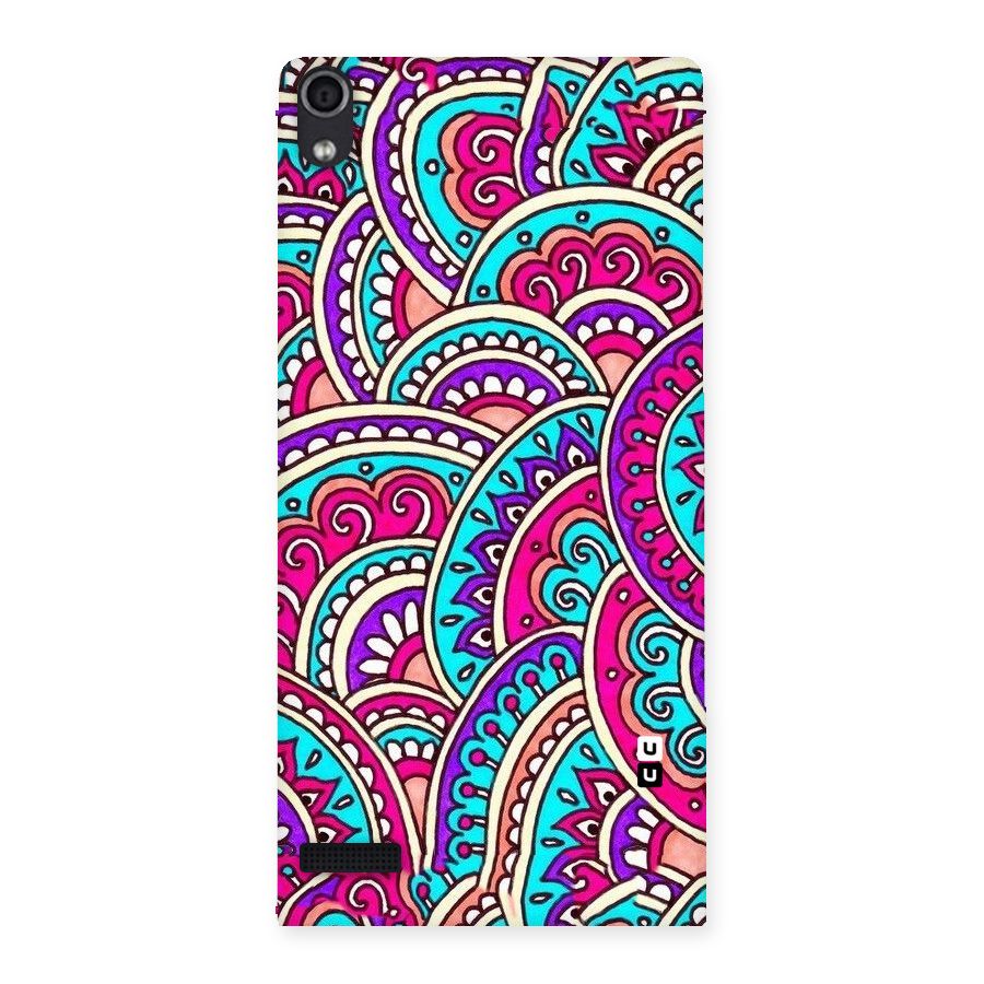 Abstract Rangoli Design Back Case for Ascend P6