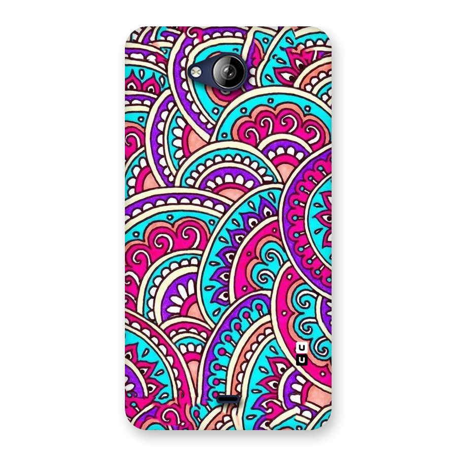 Abstract Rangoli Design Back Case for Canvas Play Q355