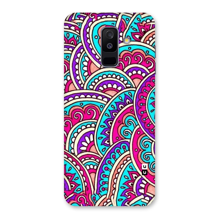 Abstract Rangoli Design Back Case for Galaxy A6 Plus