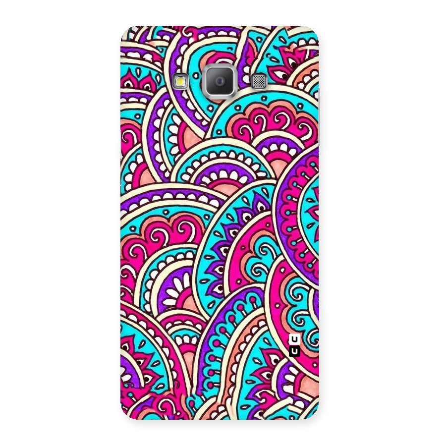 Abstract Rangoli Design Back Case for Galaxy A7