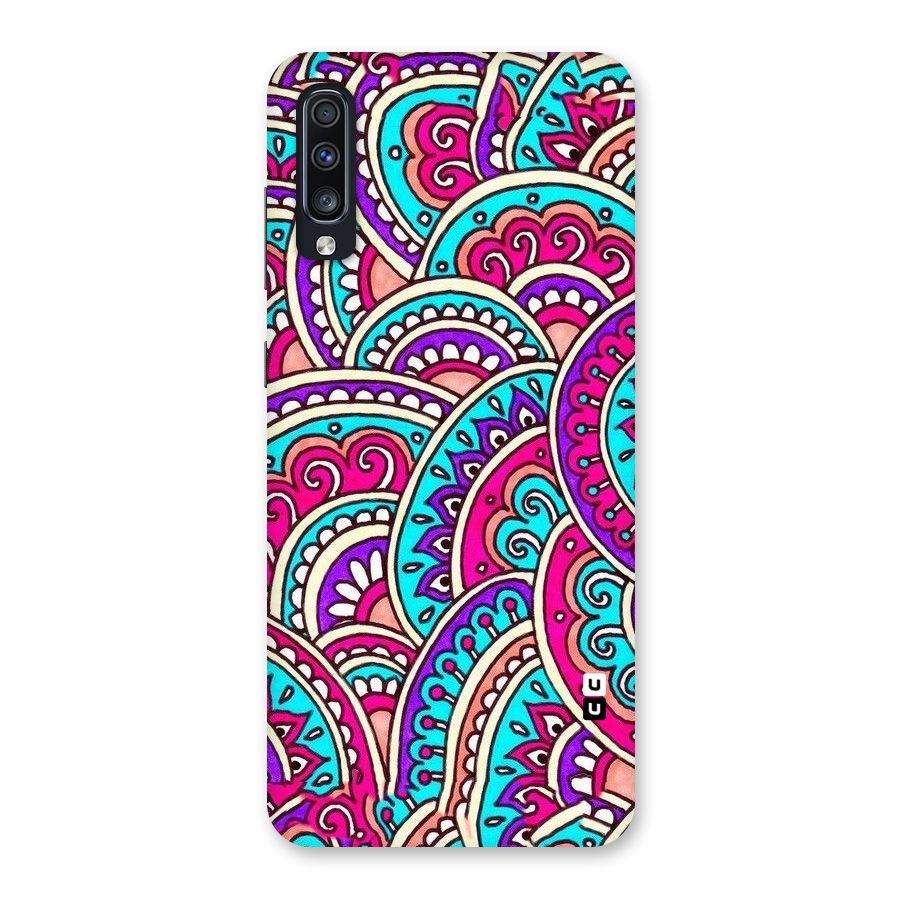 Abstract Rangoli Design Back Case for Galaxy A70