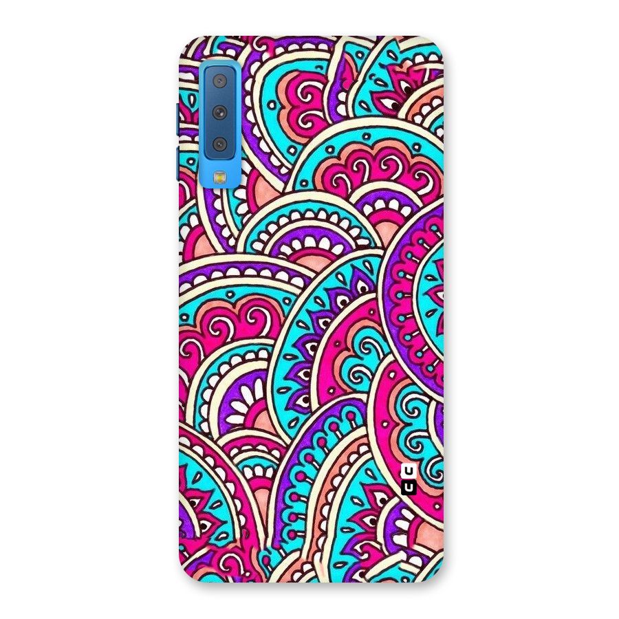 Abstract Rangoli Design Back Case for Galaxy A7 (2018)