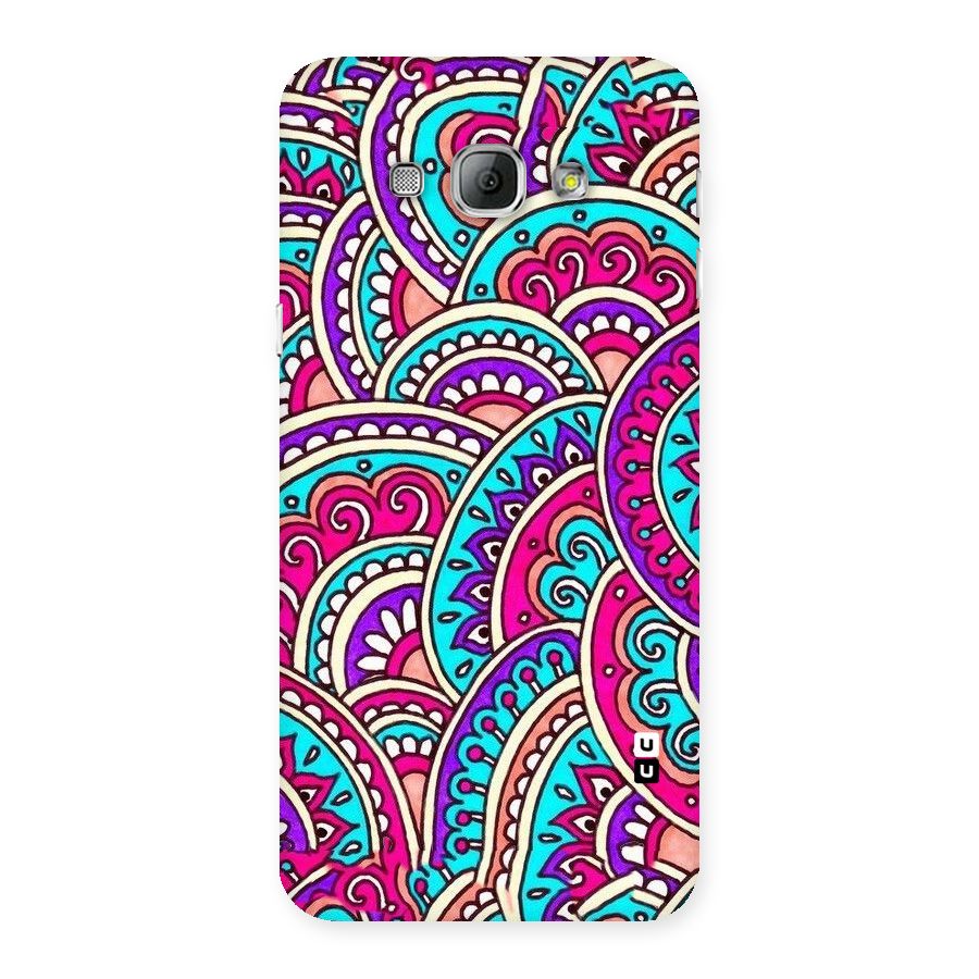 Abstract Rangoli Design Back Case for Galaxy A8