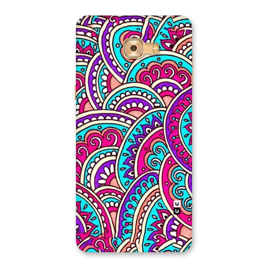 Abstract Rangoli Design Back Case for Galaxy C9 Pro