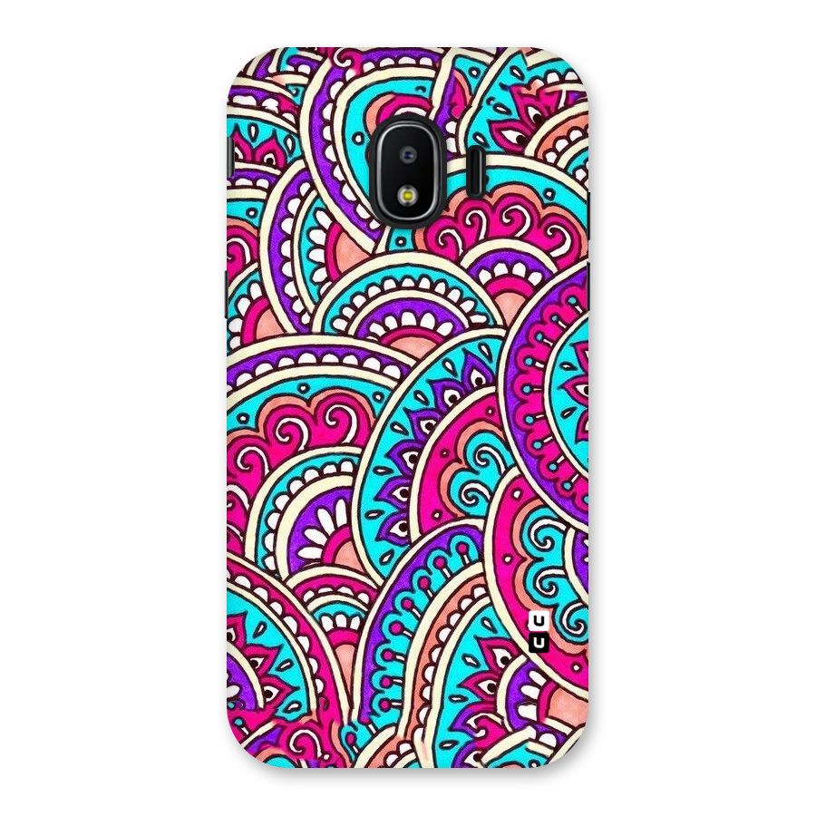 Abstract Rangoli Design Back Case for Galaxy J2 Pro 2018