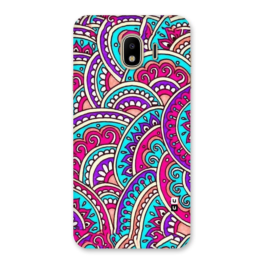 Abstract Rangoli Design Back Case for Galaxy J4