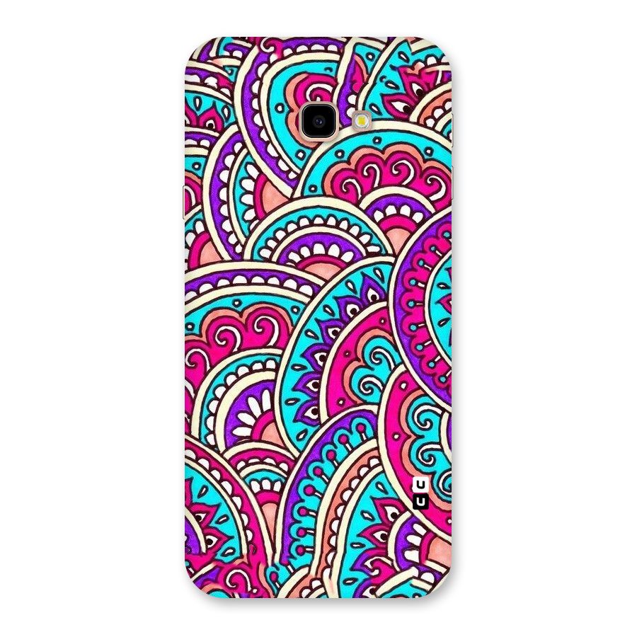 Abstract Rangoli Design Back Case for Galaxy J4 Plus
