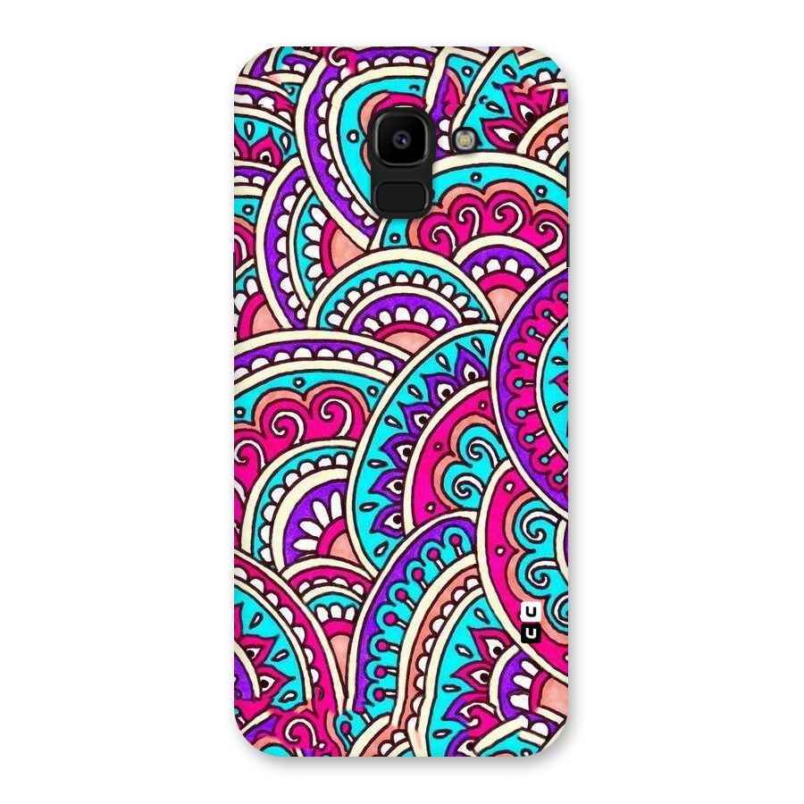 Abstract Rangoli Design Back Case for Galaxy J6