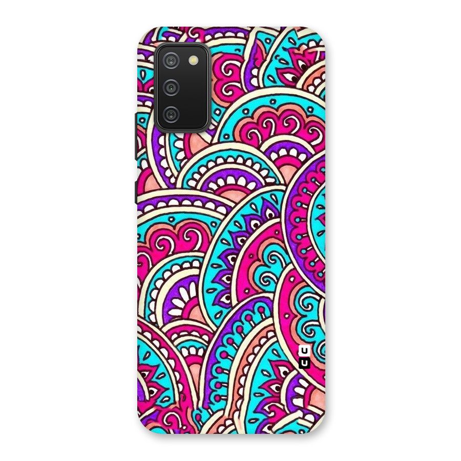 Abstract Rangoli Design Back Case for Galaxy M02s