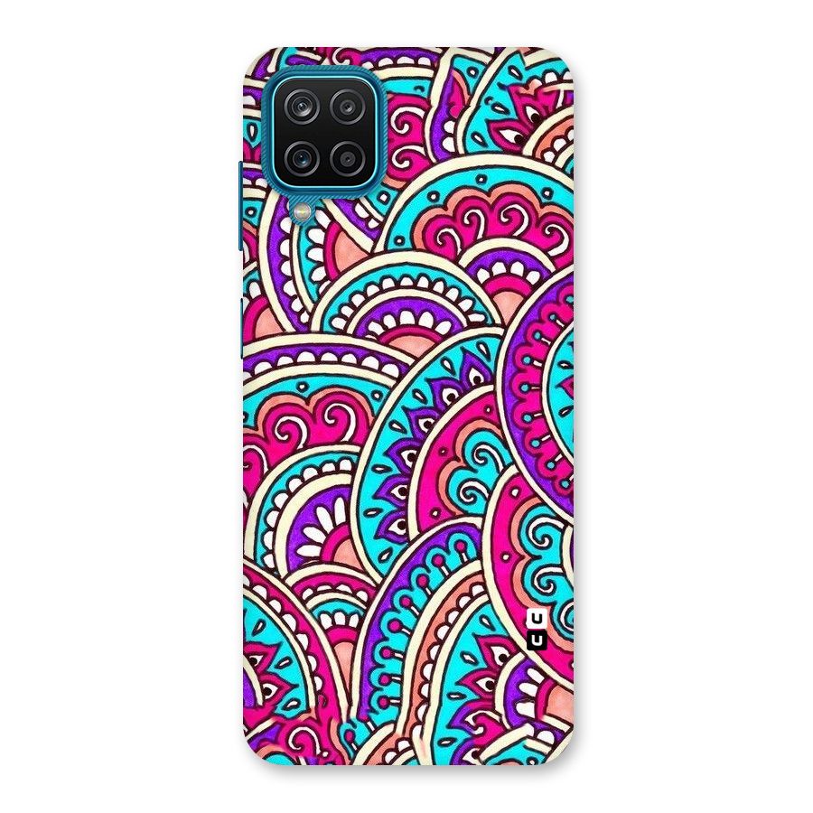Abstract Rangoli Design Back Case for Galaxy M12