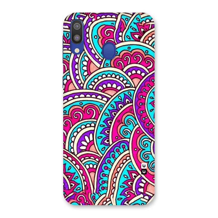 Abstract Rangoli Design Back Case for Galaxy M20