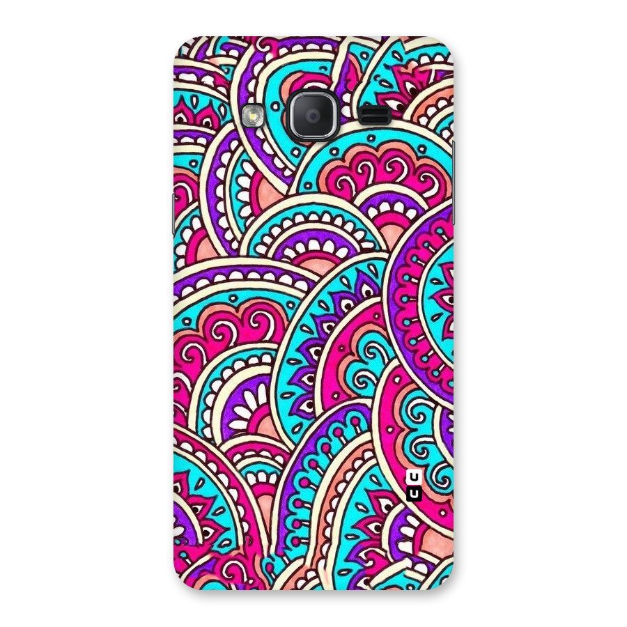 Abstract Rangoli Design Back Case for Galaxy On7 2015