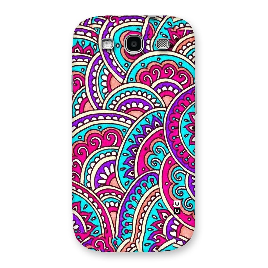 Abstract Rangoli Design Back Case for Galaxy S3