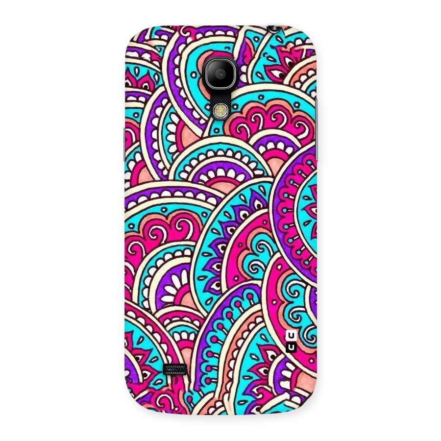 Abstract Rangoli Design Back Case for Galaxy S4 Mini