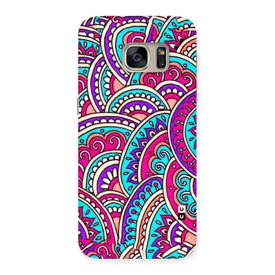 Abstract Rangoli Design Back Case for Galaxy S7